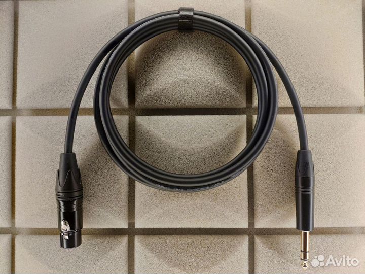 Xlr гнездо - Jack 6,3 stereo mogami 2549