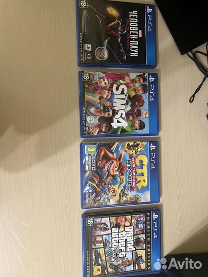 Диски с играми на ps4