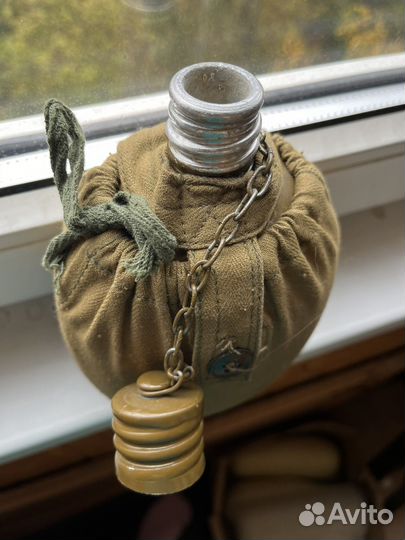 Фляга армейская алюминевая