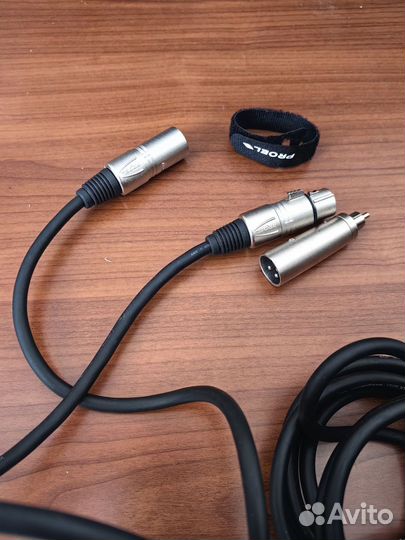 Xlr кабель Proel 2x3м