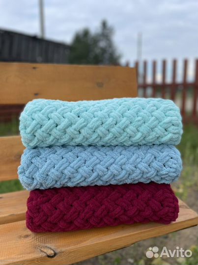 Плед детский плюшевый