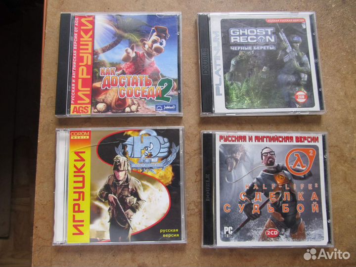 CD\DVD диски со старыми играми