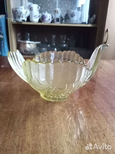 Ваза из цветного стекла СССР