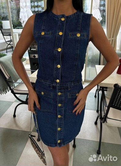 Сарафан джинсовый женский
