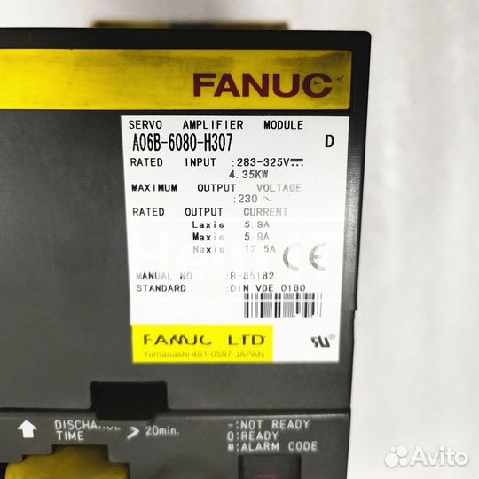 Сервопривод Fanuc A06B-6080-H307