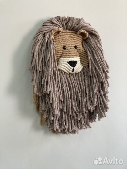 Лев макраме