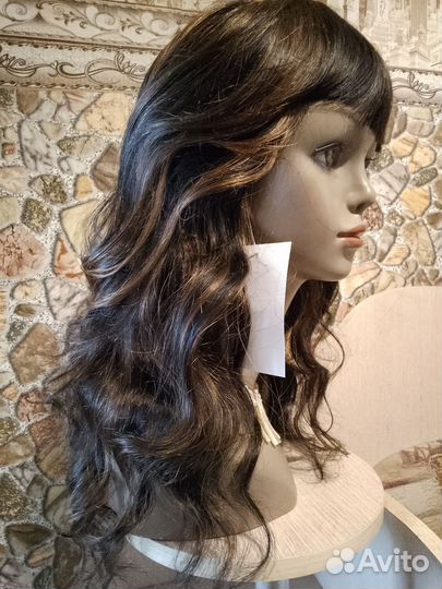 Парик из натуральных волос новый