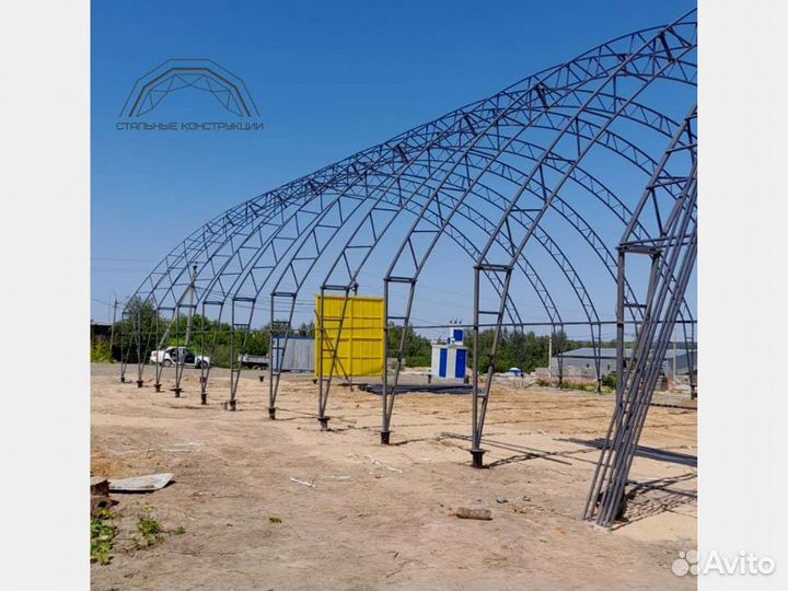 Каркас ангара 15х60м. Тип В