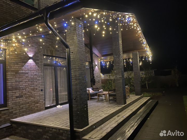 Гирлянда уличная Бахрома влагозащитная класс IP65