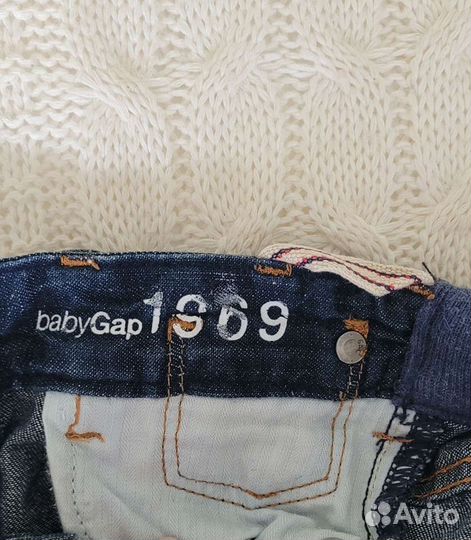 Джинсы Gap на 12-18 месяцев