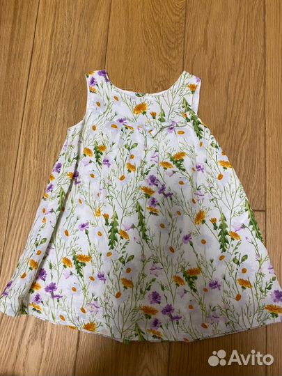 Летнее платье 68-74
