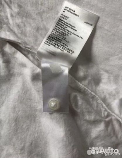 Рубашка hm белая женская xs s