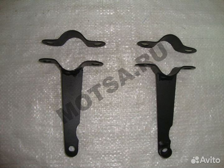 Крепёж дуги Alpha чёрный (компл2 шт.)