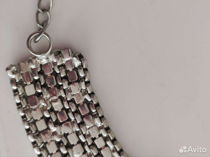 Колье женское со стразами новое