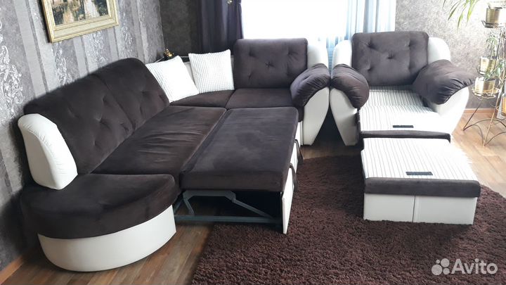 Мягкая мебель диваны и кресла угловой бу