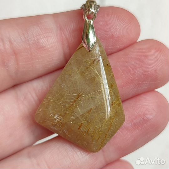 Волосатик кулон 7г на цепочке