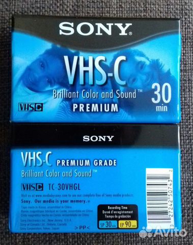 Видеокассеты miniDV VHS-C