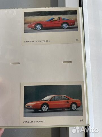 Календарики автомобили 78 штук 1991-1992 объявление продам