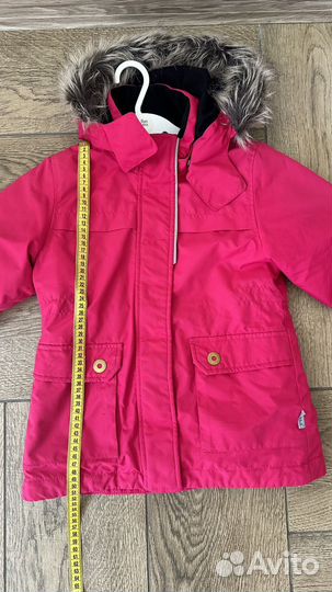 Парка куртка для девочки lassie 104 с флиской