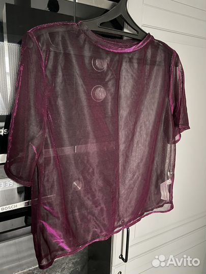 Топ полупрозрачный Stradivarius