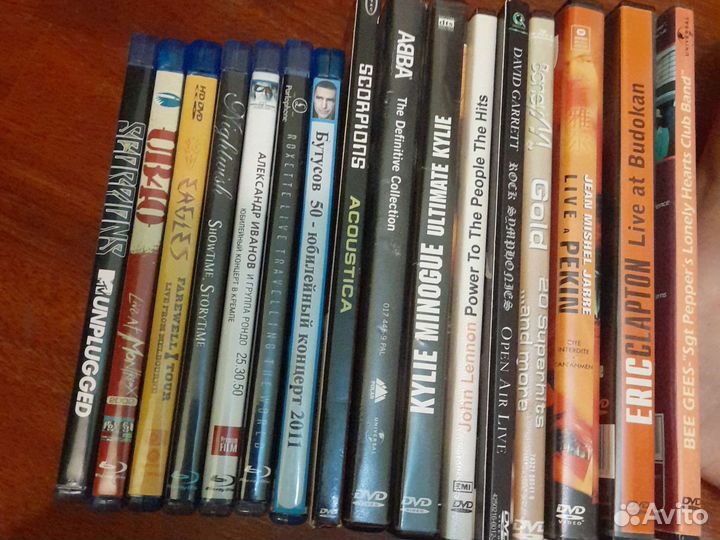 Dvd blu ray клипы концерты