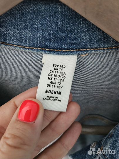 Джинсовая куртка H&M 140-146