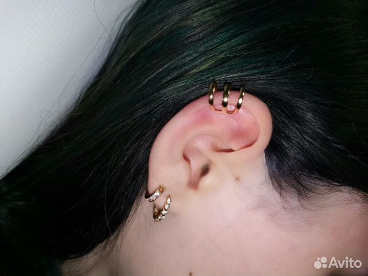 Обманка в ухо (ложный пирсинг)