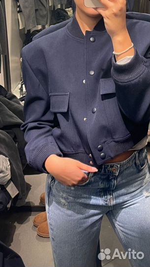 Бомбер куртка новая Zara M