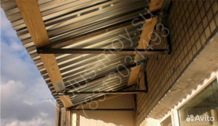 Крыша для балкона