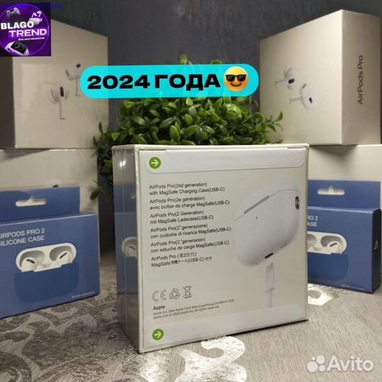 Airpods pro 2 type c premium + чехол (Арт.87201)