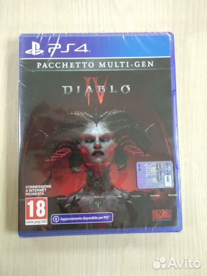 Diablo IV для Playstation 4 запечатанный