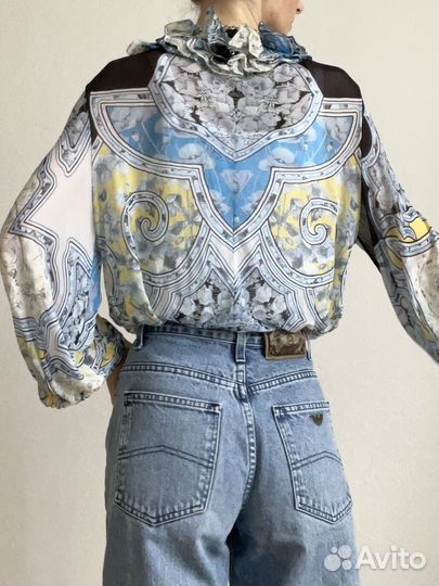 Блузка roberto cavalli оригинал винтаж 44-46 m