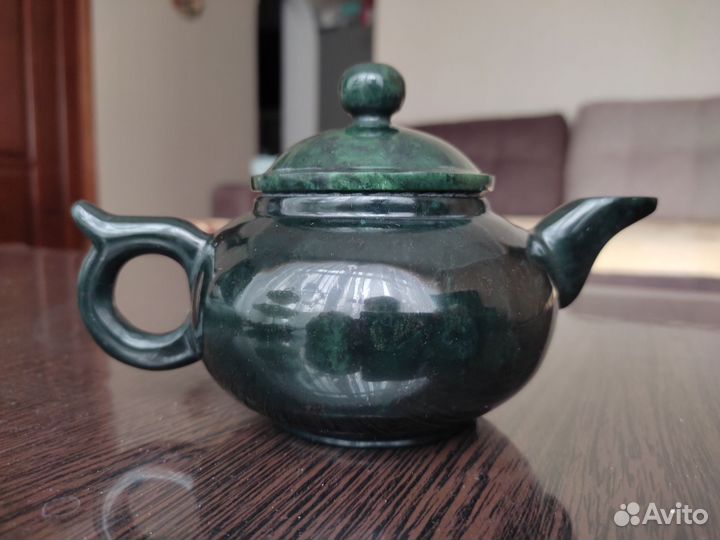 Нефритовый чайник 200 мл. Новый