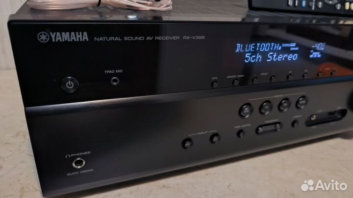 Ресивер Yamaha RX-V385 5.1 4К 60Гц Bluetooth USB