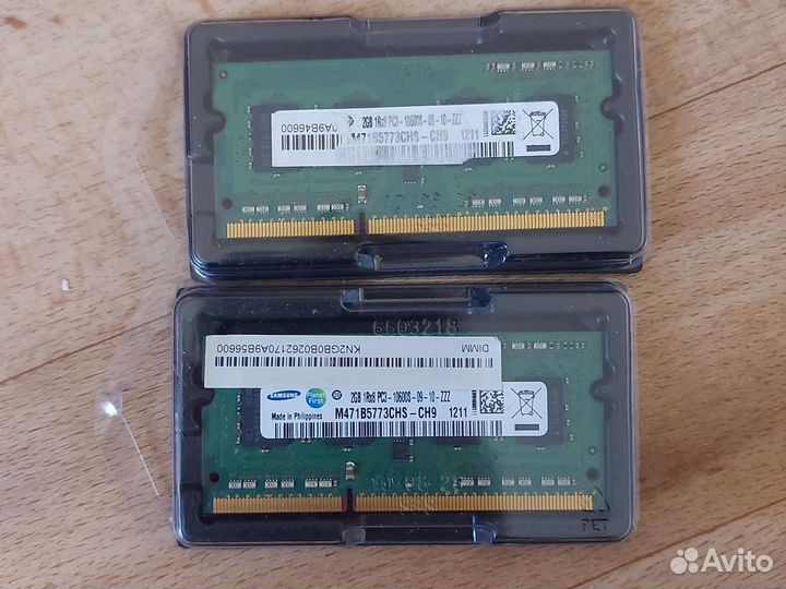 Оперативная память DDR1, DDR2, DDR3, DDR2 для ноут