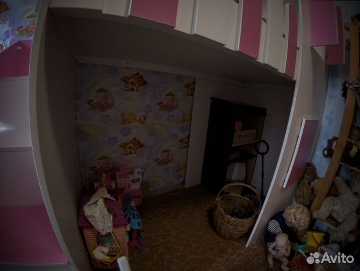 Детская кровать-чердак для девочки