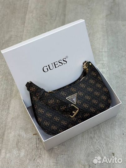 Сумка guess meridian с логотипом 4g на плечо