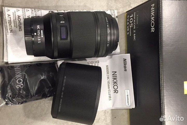 Nikon nikkor Z MC 105 f/2.8 VR S, новый