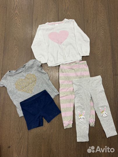 Пакет вещей для девочки 80 carters, gymboree