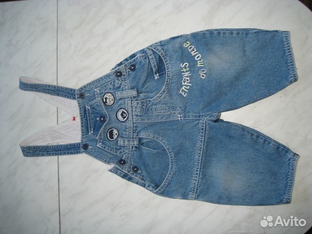 Комбинезон джинсовый