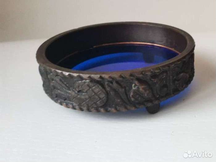 Пепельница СССР металлическая