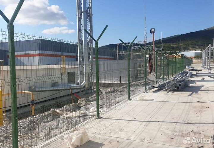 Сетка для забора 3d