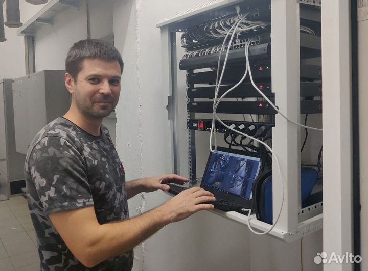 Установка видеонаблюдения,домофона,охранки