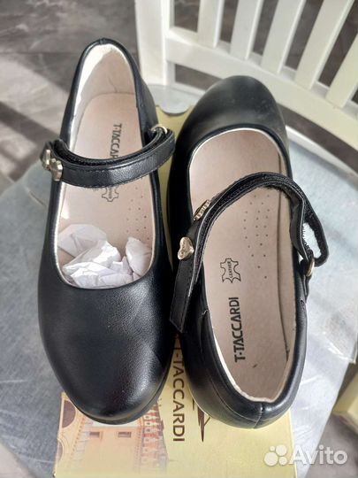 Туфли школьные кожаные новые