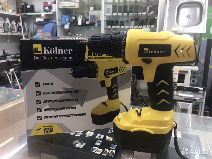 Дрель-шуруповерт Kolner KCD 12M