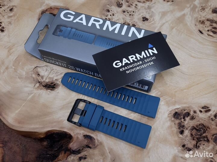 Ремешок силикон ориг Garmin QuickFit 26mm lakeside