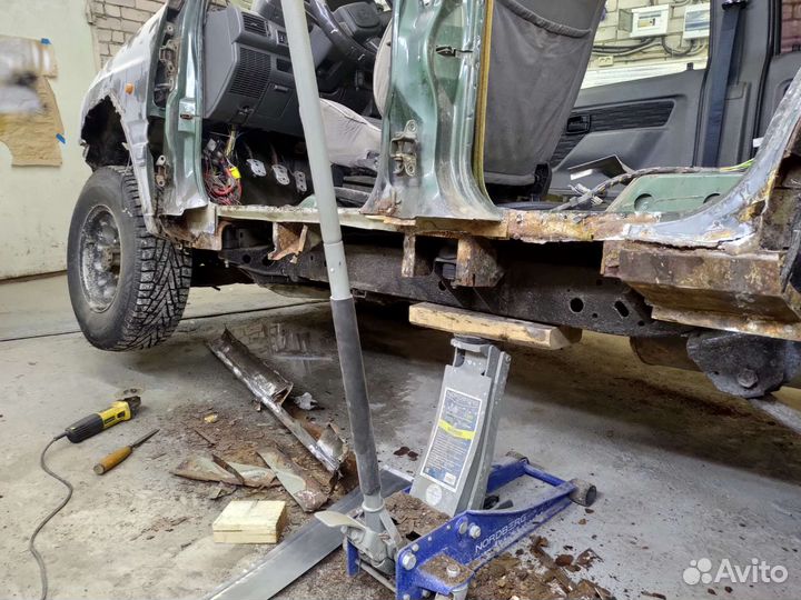 Сварка порогов арок