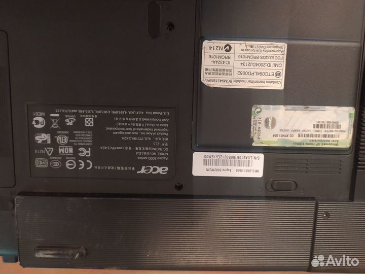 Ноутбук Acer Aspire 5000
