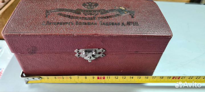Шкатулка старинная аптекарьская