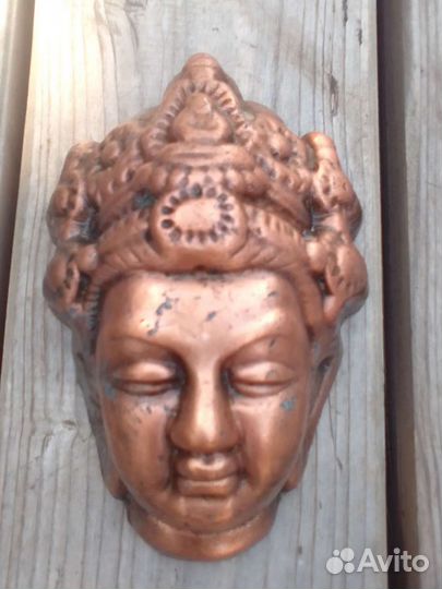 Маска Будды бронза